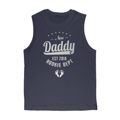 New Daddy EST 2018 Rookie Dept ﻿Premium Adult Muscle Top