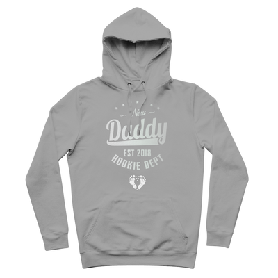 New Daddy EST 2018 Rookie Dept ﻿Premium Adult Hoodie