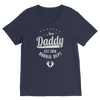 New Daddy EST 2018 Rookie Dept ﻿Premium V-Neck T-Shirt