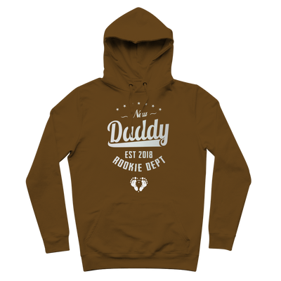 New Daddy EST 2018 Rookie Dept ﻿Premium Adult Hoodie