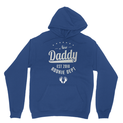 New Daddy EST 2018 Rookie Dept ﻿Classic Adult Hoodie