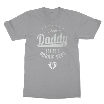 New Daddy EST 2018 Rookie Dept ﻿Classic Adult T-Shirt