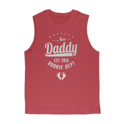 New Daddy EST 2018 Rookie Dept ﻿Premium Adult Muscle Top