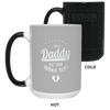 NEW DADDY EST 2018 ROOKIE DEPT COLOR CHANGING 15 Ounce MUG