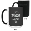 NEW DADDY EST 2018 ROOKIE DEPT COLOR CHANGING 15 Ounce MUG