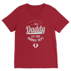 New Daddy EST 2018 Rookie Dept ﻿Premium V-Neck T-Shirt