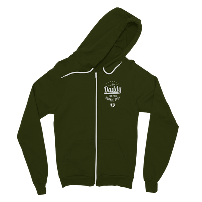 New Daddy EST 2018 Rookie Dept ﻿Classic Adult Zip Hoodie