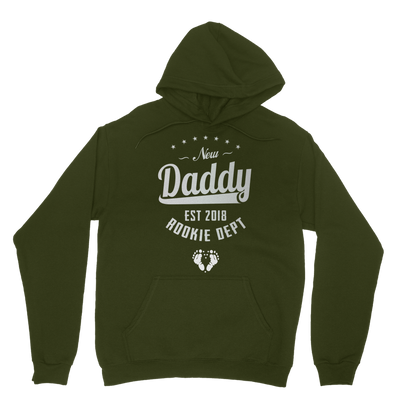 New Daddy EST 2018 Rookie Dept ﻿Classic Adult Hoodie